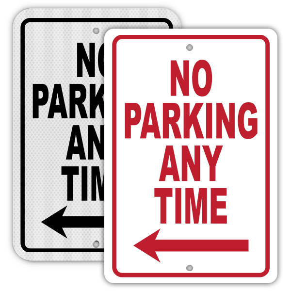 No Parking Any Time Sign 025