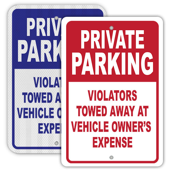 Private Parking Sign 059