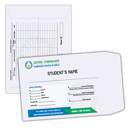 Custom School Fundraiser Envelopes
