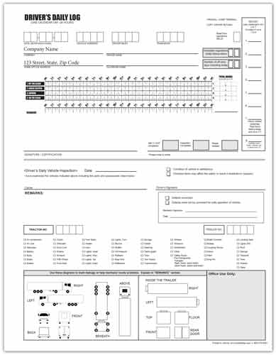 Drivers Daily Log – Standard