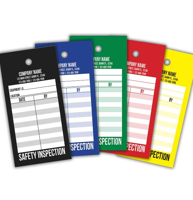 Safety Inspection Record Tags