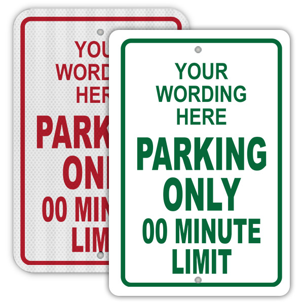 Time Limit Parking Sign