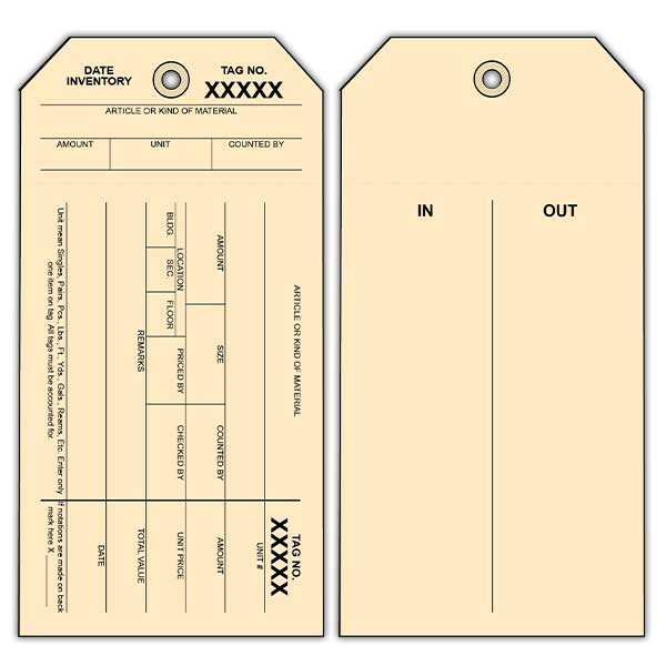 Repair – Inventory Tag