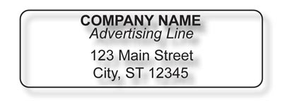 Transparent Address Label