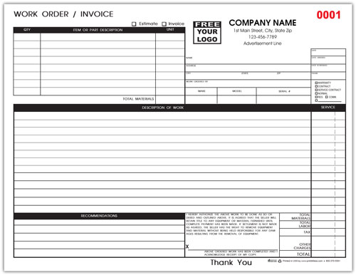 HVAC Work Order
