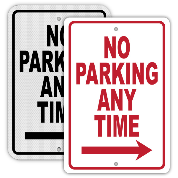 No Parking Any Time Sign 024